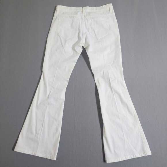 Lee jeans women's junior size 11X32 white colour flare western cowgirl - Picture 3 of 13